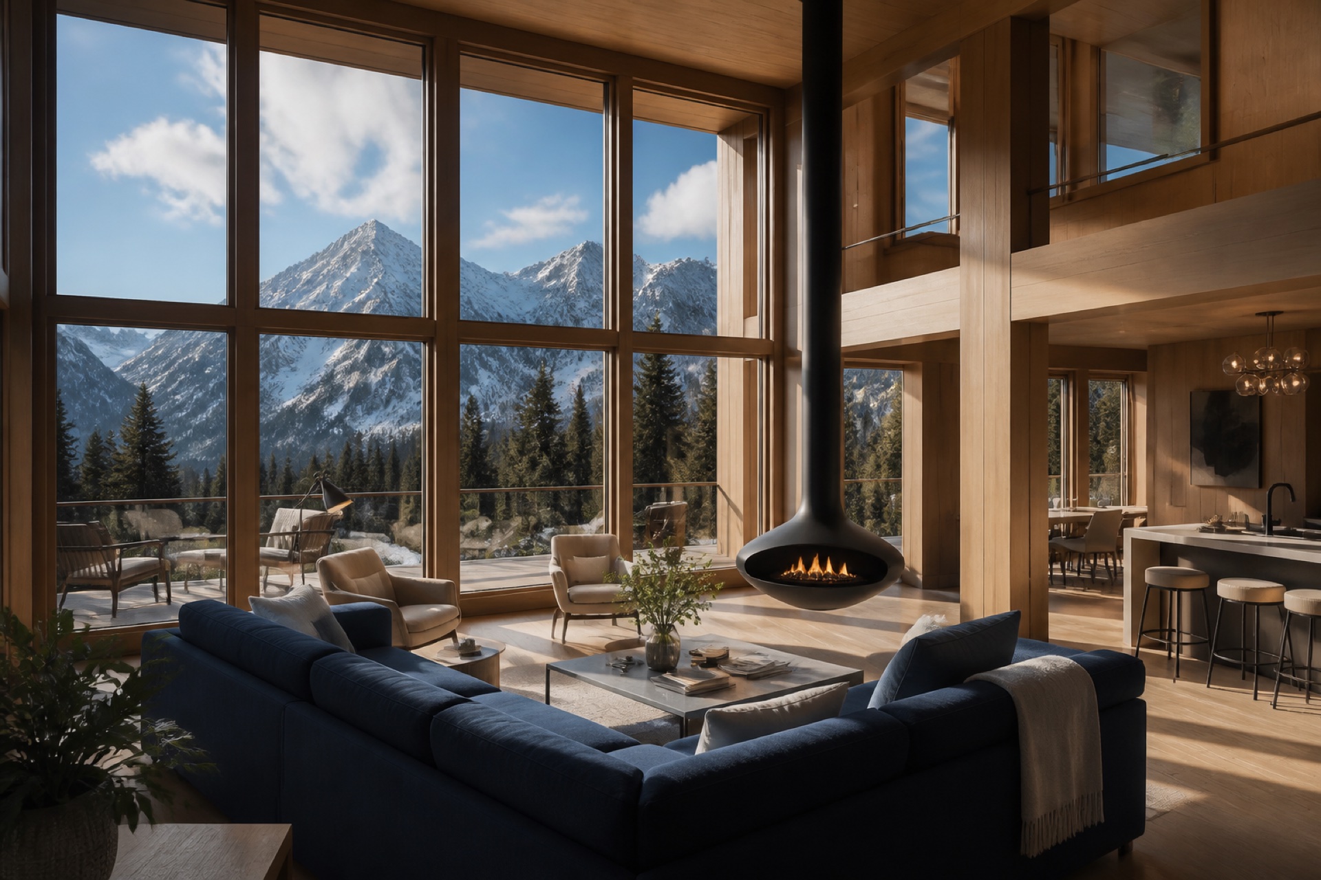 Modern mountain suite at Ttnavi Resort